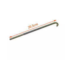 Cargar imagen en el visor de la Galería, Chromed L-shaped battery support rod, 20.5cm length with threaded ends