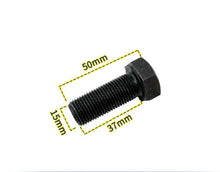 Charger l'image dans la galerie, M15X50 brake caliper fixing screw, black hex-head threaded bolt