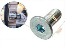 تحميل الصورة في عارض المعرض، Zinc-plated countersunk screw with Phillips drive and blue insert on the head