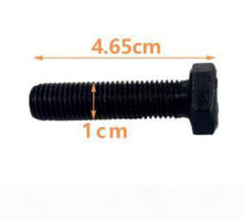 Carregar imagem no visualizador da galeria, M10 black hex head bolt for seat fixing, 4.65 cm length