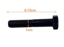 Carregar imagem no visualizador da galeria, M10 black hex head bolt for seat fixing, 6.15 cm length