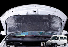 Carica l'immagine nel visualizzatore di Gallery, Soundproof insulation pad fitted under car hood, silver-gray fabric