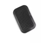 تحميل الصورة في عارض المعرض، Black rubber clutch pedal pad with raised grid texture