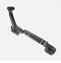 Load image into Gallery viewer, Matte black cold air intake pipe with mesh filter and ribbed air duct