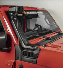 Load image into Gallery viewer, Matte black cold air intake kit with rectangular filter housing and intake tube