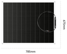 تحميل الصورة في عارض المعرض، Flexible solar panel dimensions: 785mm width and 675mm height
