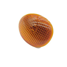 Charger l'image dans la galerie, Amber round side marker lamp with grid lens, close-up