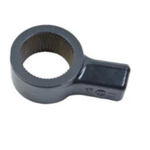Charger l'image dans la galerie, Gray metal torsion bar adjusting arm with circular bushing opening and side marking