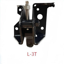 تحميل الصورة في عارض المعرض، Left 3T torsion bar bracket assembly with threaded adjuster and spring rod, black steel
