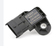 Load image into Gallery viewer, Air pressure sensor with BOSCH label, black plastic connector and mounting tab