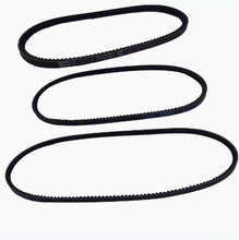Carregar imagem no visualizador da galeria, Black serpentine drive belt, ribbed texture