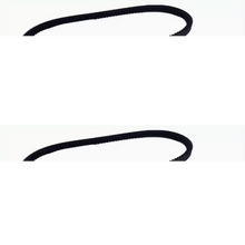 Load image into Gallery viewer, Black serpentine drive belt, ribbed texture