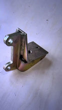 Carica l'immagine nel visualizzatore di Gallery, Galvanized metal transfer case bracket with two mounting holes and bolt plate
