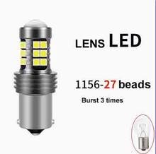 Görseli Galeri görüntüleyiciye yükleyin, LED ters ampul, 1156-27 boncuk, sarı LED lens, patlama 3 kez