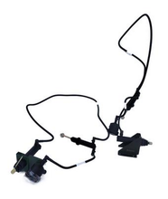 Load image into Gallery viewer, Automotive clutch slave and master cylinder assembly with black hoses and connectors