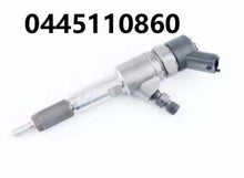 Görseli Galeri görüntüleyiciye yükleyin, Bosch ortak ray enjektör 0445110860, yakıt hattı uydurma ile açılı metal gövde