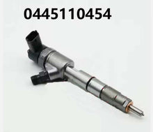 Görseli Galeri görüntüleyiciye yükleyin, Bosch ortak ray enjektör 0445110454, siyah konektör ve nozullu metal gövde