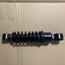 Carregar imagem no visualizador da galeria, Black shock absorber with coil spring and two round mounting bushings