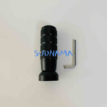 تحميل الصورة في عارض المعرض، Black indent shift knob handle with textured grip and L-shaped mounting tool