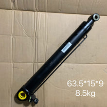 Carica l'immagine nel visualizzatore di Gallery, Black cabin cylinder with mounting eye ends and yellow bushing ring