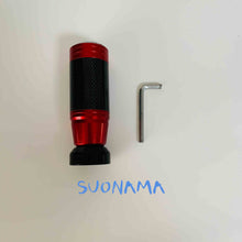 تحميل الصورة في عارض المعرض، Red and black shift knob handle with textured grip and L wrench