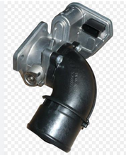 Load image into Gallery viewer, Engine throttle valve with metal housing, black intake tube, and electrical connector by SUONAMA