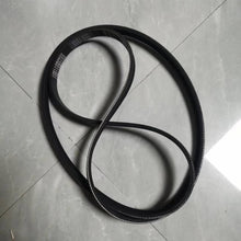 Carregar imagem no visualizador da galeria, Black fan belt looped in a figure-eight shape, smooth edges