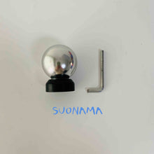 تحميل الصورة في عارض المعرض، Silver spherical shift knob with L wrench