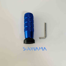تحميل الصورة في عارض المعرض، Blue shift knob handle with ribbed grip and L wrench