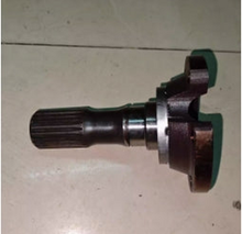 Load image into Gallery viewer, Front half shaft assembly with flange and splined drive end, dark metal