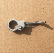 Load image into Gallery viewer, Metal piston cooling nozzle connector with ring bracket and angled spout