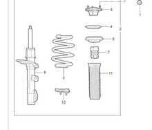 Load image into Gallery viewer, Shock absorber C00217959 C00074848 for maxus V90 EV90 – product image 1 | SUONAMA