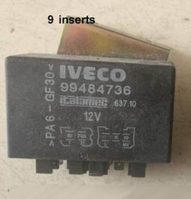 Load image into Gallery viewer, IVEC O hot start control box, 9 inserts, labeled 12V face with pin terminals