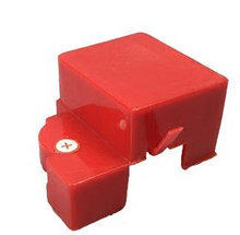Load image into Gallery viewer, Positive pole battery clamp cover, red plastic terminal housing with plus symbol