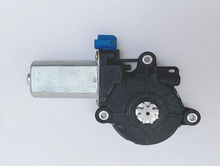 Load image into Gallery viewer, Electric window regulator motor and fan-style gear inside black housing