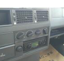 Load image into Gallery viewer, Vehicle air conditioning control panel with LCD screen and rotary knobs
