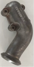 Load image into Gallery viewer, Supercharger exhaust pipe with two-bolt mounting flanges, metal finish