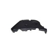 Load image into Gallery viewer, Timing belt cover, black plastic with molded cutouts