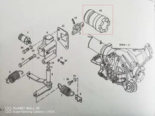 Carica l'immagine nel visualizzatore di Gallery, Differential lock sleeve part in exploded 4x4 differential diagram, metal cylinder