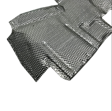 Carregar imagem no visualizador da galeria, Heat shield assembly with silver textured mesh panel and center cutout