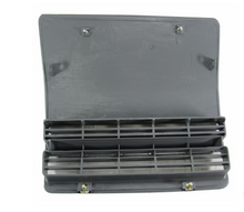 Charger l'image dans la galerie, Air intake grille hood cover, dark gray with mounting clips and vent bars