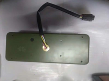 Carregar imagem no visualizador da galeria, Rear tail light assembly base with mounting holes and wiring pigtail connector