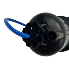 Cargar imagen en el visor de la Galería, Fuel filter assembly end cap with blue fuel tube and molded plastic connectors