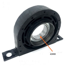 Charger l'image dans la galerie, Drive shaft center bearing with black rubber mount, metal inner ring, 45mm size