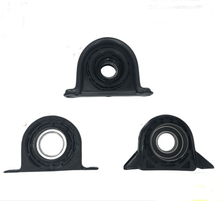 Charger l'image dans la galerie, Drive shaft center bearing support bracket with black rubber mount and metal bearing