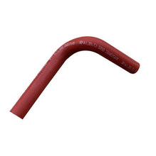 Kép betöltése a galériamegjelenítőbe: Turbocharger oil return pipe, curved red silicone hose with molded text