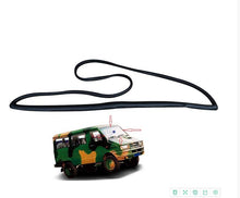 Carregar imagem no visualizador da galeria, Front windshield sealing strip, dark rubber U-channel profile