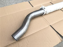 Charger l'image dans la galerie, Exhaust pipe front section with large curved metal tube and white heat wrap