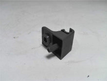 Carica l'immagine nel visualizzatore di Gallery, Solar sun visor bracket clip, dark gray plastic mount with side peg and hole