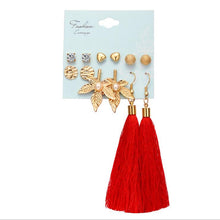 Load image into Gallery viewer, Boho Drop Dangle Long Tassel Earrings tassel earrings flower earring stud free shipping